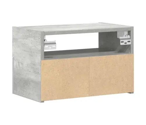 Sieninė Naktinė Spintelė, Pilka, 45X26X28,5Cm