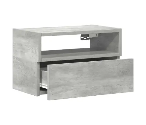 Sieninės Naktinės Spintelės, 2Vnt., Pilka, 45X26X28,5Cm Sieninės Naktinės Spintelės, 2Vnt., Pilka, 45X26X28,5Cm