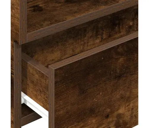 Sieninė Naktinė Spintelė, Dūminio Ąžuolo, 45X26X28,5Cm