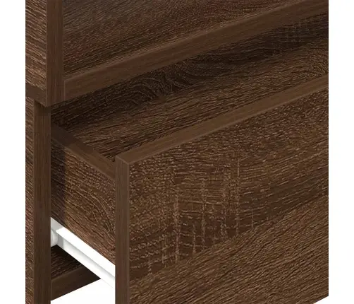 Sienas Naktsskapītis, Brūna Ozola, 45X26X28,5 Cm Vidaxl Sienas Naktsskapītis, Brūna Ozola, 45X26X28,5 Cm Vidaxl