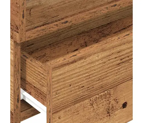 Sienas Naktsskapītis, Veca Koka, 45X26X28,5 Cm Vidaxl