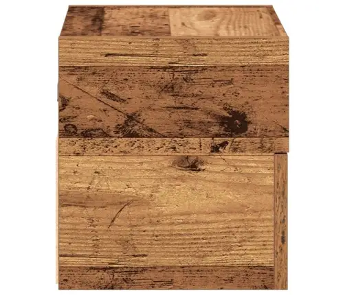 Sienas Naktsskapīši, 2 Gab., Veca Koka, 45X26X28,5 Cm Vidaxl