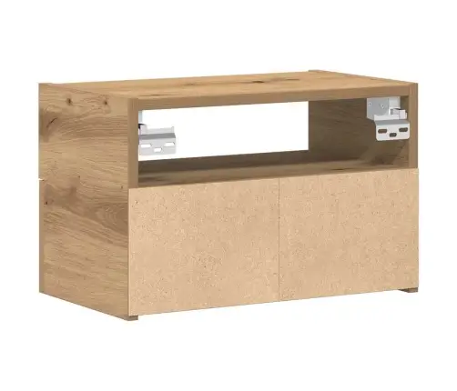 Sienas Naktsskapītis, Koka Krāsa, 45X26X28,5 Cm Vidaxl