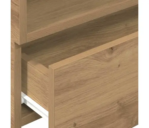 Sienas Naktsskapīši, 2 Gab., Koka Krāsa, 45X26X28,5 Cm Vidaxl