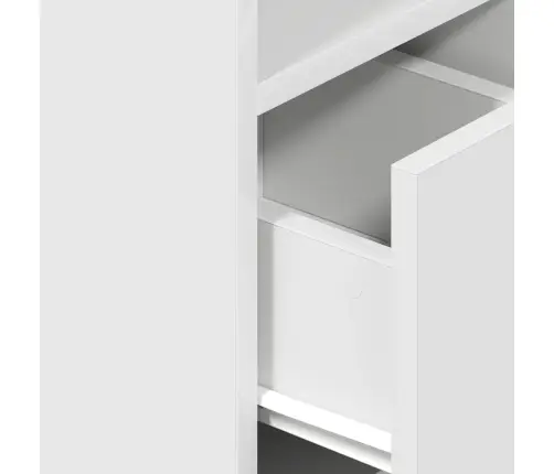 Öökapid 2 Tk, Sahtliga Valge 25X31X66 Cm