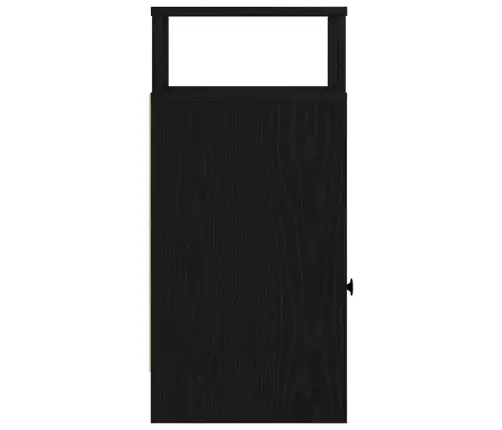 Öökapid 2 Tk, Sahtliga Must, 25X31X66 Cm