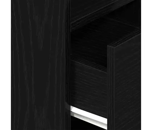 Öökapid 2 Tk, Sahtliga Must, 25X31X66 Cm