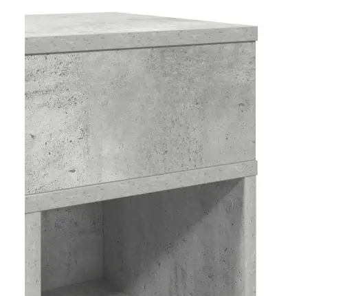 Naktsskapītis Ar Atvilktni, Betona Pelēks, 25X31X66 Cm Vidaxl
