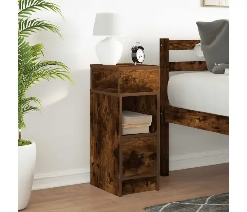 Naktsskapītis Ar Atvilktni, Ozolkoka, 25X31X66 Cm Vidaxl