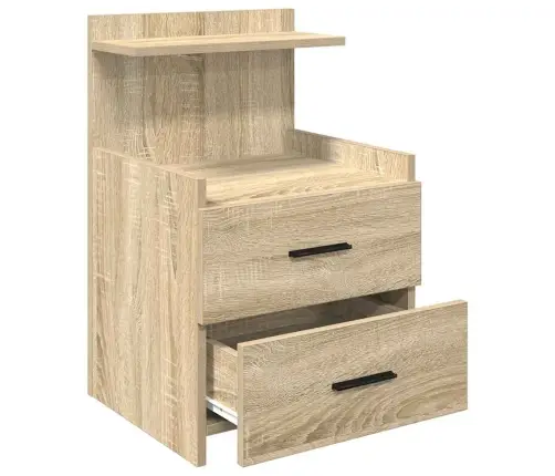 Öökapid 2 Tk 2 Sahtliga, Sonoma Tamm, 40 X 36,5 X 62 Cm