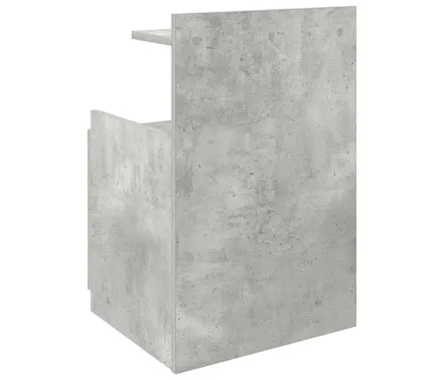 Naktinės Spintelės, 2 Vnt., Su 2 Stalčiais, Betono Pilkos Spalvos, 40X36,5X62 Cm