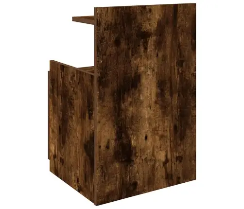 Naktsskapītis Ar 2 Atvilktnēm, Kūpināts Ozols, 40X36,5X62 Cm Vidaxl