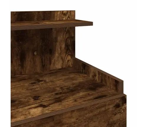 Naktsskapītis Ar 2 Atvilktnēm, Kūpināts Ozols, 40X36,5X62 Cm Vidaxl