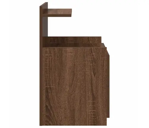 Öökapp Kahe Sahtliga, Pruun Tamm, 40 X 36,5 X 62 Cm