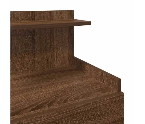 Öökapid 2 Tk 2 Sahtliga, Pruun Tamm, 40 X 36,5 X 62 Cm