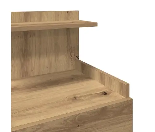 Naktinės Spintelės, 2 Vnt. Su 2 Stalčiais, Ąžuolo Spalvos, 40X36,5X62 Cm