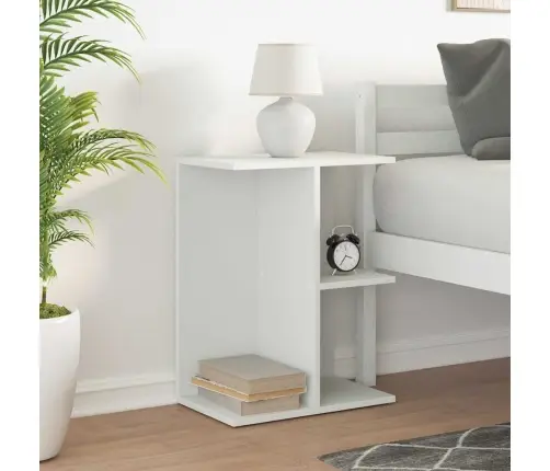 Naktsgaldiņš, Balts, 46,5X29X61 Cm, Inženierijas Koks Vidaxl
