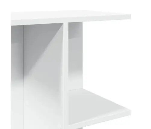 Naktsgaldiņš, Balts, 46,5X29X61 Cm, Inženierijas Koks Vidaxl