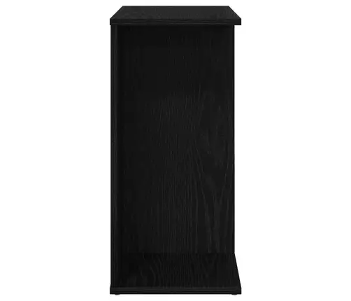 Naktsgaldiņš Melns Ozols 46,5X29X61 Cm Inženierijas Koks Vidaxl