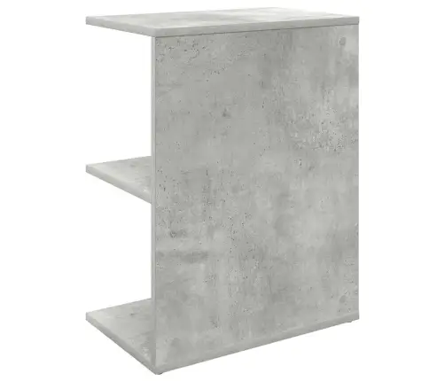 Naktinis Staliukas, Pilka, 46,5X29X61cm Apdirbta Mediena