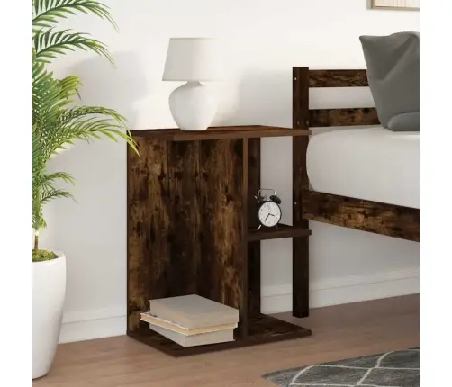 Naktinis Staliukas, Dūminio, 46,5X29X61cm Apdirbta Mediena