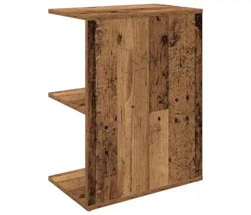 Naktsgaldiņš, Veca Koka Krāsā, 46,5X29X61 Cm, Inženierijas Koks Vidaxl