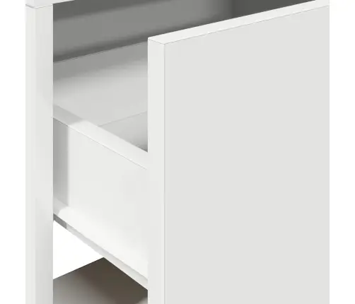 Spintelė Prie Lovos Su Stalčiumi, Balta, 51X31X47Cm