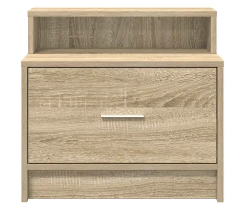 Naktsskapītis Ar Atvilktni, Ozolkoka, 51X31X47 Cm Vidaxl