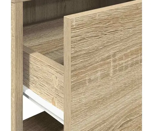 Naktinės Spintelės Su Stalčiumi, 2Vnt., Sonoma, 51X31X47Cm