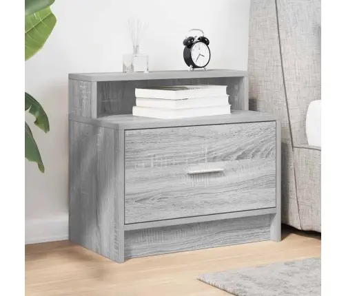 Spintelė Prie Lovos Su Stalčiumi, Pilka, 51X31X47Cm