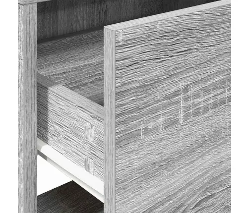 Naktinės Spintelės Su Stalčiumi, 2Vnt., Pilka, 51X31X47Cm Naktinės Spintelės Su Stalčiumi, 2Vnt., Pilka, 51X31X47Cm