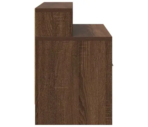 Naktsskapīši Ar Atvilktni, 2 Gab., Brūna Ozola, 51X31X47 Cm Vidaxl
