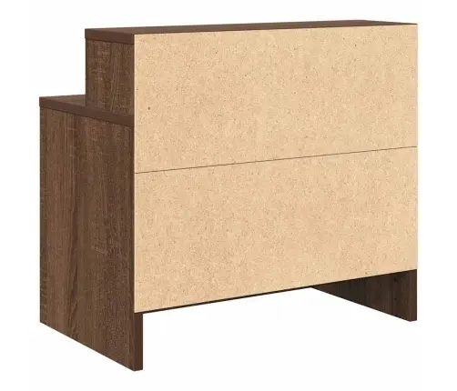 Naktsskapīši Ar Atvilktni, 2 Gab., Brūna Ozola, 51X31X47 Cm Vidaxl