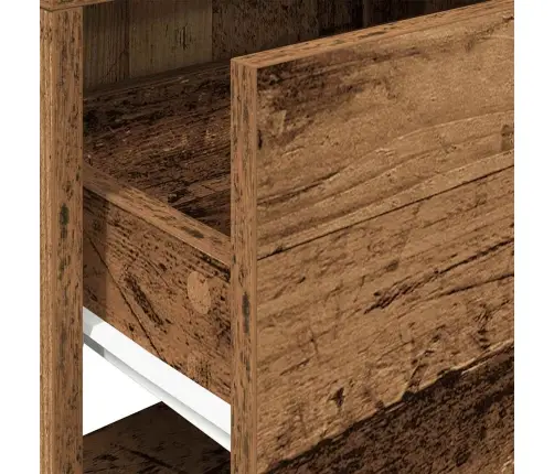 Naktsskapīši Ar Atvilktni, 2 Gab., Veca Koka, 51X31X47 Cm Vidaxl