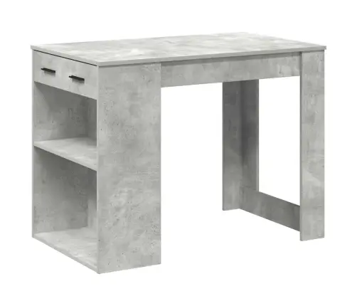 Rakstāmgalds Ar Atvilktni Un Plauktu, 102X62X77,5 Cm, Koks Vidaxl