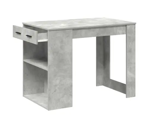 Rakstāmgalds Ar Atvilktni Un Plauktu, 102X62X77,5 Cm, Koks Vidaxl