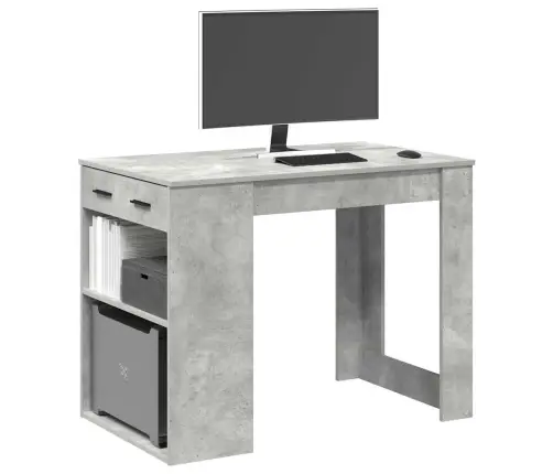 Rakstāmgalds Ar Atvilktni Un Plauktu, 102X62X77,5 Cm, Koks Vidaxl