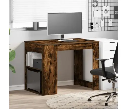 Rašomasis Stalas Su Stalčiumi/Lentyna, Dūminio, 102X62X77,5Cm