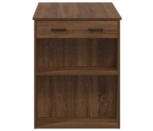 Rakstāmgalds Ar Atvilktni Un Plauktu, 102X62X77,5 Cm, Koks Vidaxl