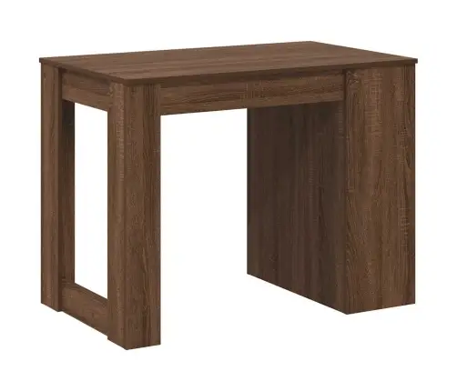 Rakstāmgalds Ar Atvilktni Un Plauktu, 102X62X77,5 Cm, Koks Vidaxl