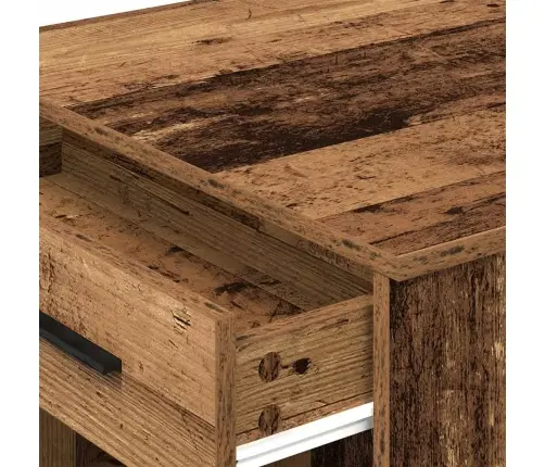 Kirjutuslaud Sahtli Ja Riiuliga, Vana Puit, 102X62X77,5 Cm