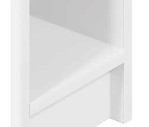 Naktinės Spintelės Su Stalčiumi, 2Vnt., Baltos, 20X36X60Cm