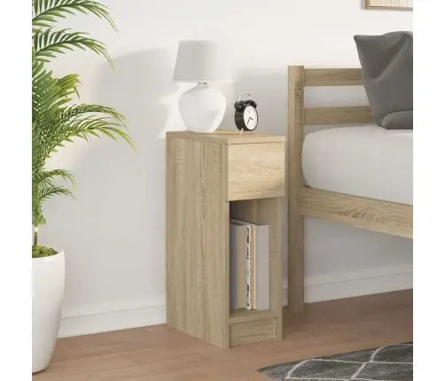 Naktsskapītis Ar Atvilktni, Ozolkoka, 20X36X60 Cm Vidaxl
