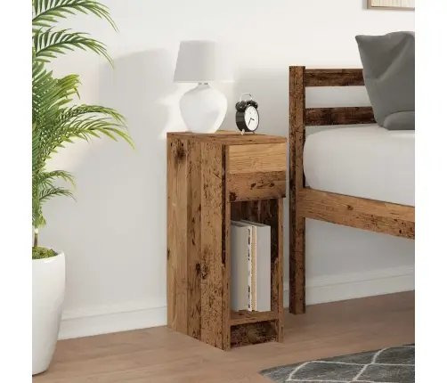 Naktsskapītis Ar Atvilktni, Veca Koka, 20X36X60 Cm Vidaxl