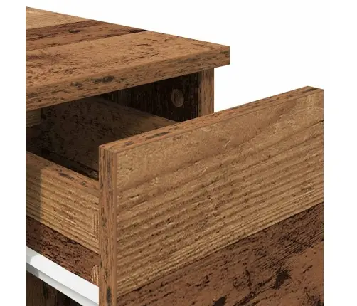 Naktsskapītis Ar Atvilktni, Veca Koka, 20X36X60 Cm Vidaxl