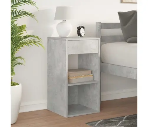 Naktsskapītis Ar Atvilktni, Betona Pelēks, 35X34X66,5 Cm Vidaxl Naktsskapītis Ar Atvilktni, Betona Pelēks, 35X34X66,5 Cm Vidaxl