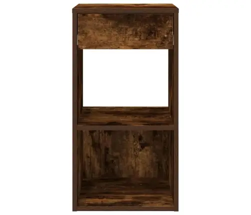 Sahtliga Öökapid 2 Tk, Suitsutatud Tamm, 35X34X66,5 Cm