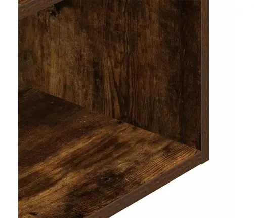 Sahtliga Öökapid 2 Tk, Suitsutatud Tamm, 35X34X66,5 Cm