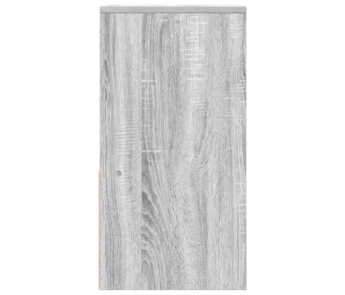 Naktsskapītis Ar Atvilktni, Pelēka Koka, 35X34X66,5 Cm Vidaxl