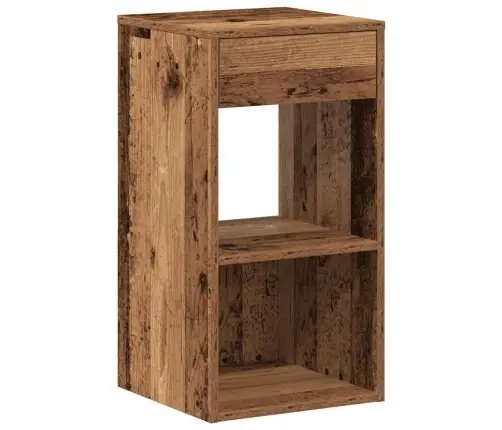 Naktsskapīši Ar Atvilktni, 2 Gab., Veca Koka, 35X34X66,5 Cm Vidaxl